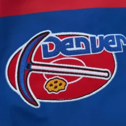 Exploded Logo Warm Up Jacket Denver Nuggets