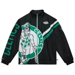 Exploded Logo Warm Up Jacket Boston Celtics