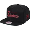 Foundation Script Snapback Hwc Philadelphia 76Ers