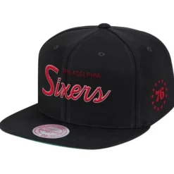 Foundation Script Snapback Hwc Philadelphia 76Ers
