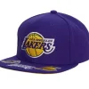 Front Face Snapback Los Angeles Lakers