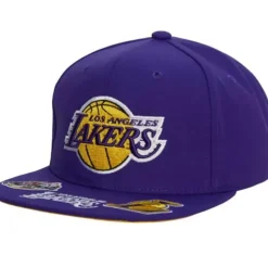 Front Face Snapback Los Angeles Lakers
