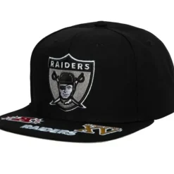 Front Face Snapback Oakland Raiders