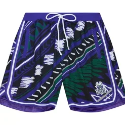 Game Day Pattern Short Milwaukee Bucks