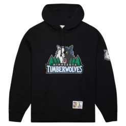 Game Time Fleece Hoodie Vintage Logo Minnesota Timberwolves