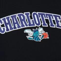 Game Time Fleece Hoodie Vintage Logo Charlotte Hornets