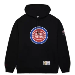 Game Time Fleece Hoodie Vintage Logo Detroit Pistons