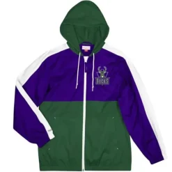 Gameday Lightweight Windbreaker Milwaukee Bucks