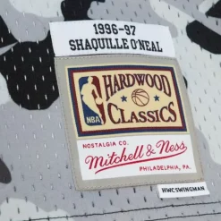 Ghost Black Camo Swingman Shaquille O'Neal Los Angeles Lakers 1996-97 Jersey