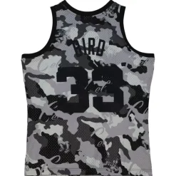 Ghost Black Camo Swingman Larry Bird Boston Celtics 1985-86 Jersey