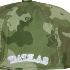 Ghost Camo Stretch Fitted Hwc Dallas Mavericks