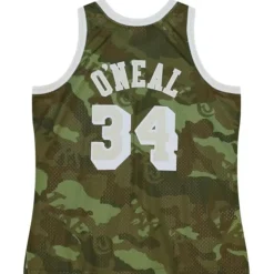 Ghost Green Camo Swingman Shaquille O'Neal Los Angeles Lakers 1996-97 Jersey