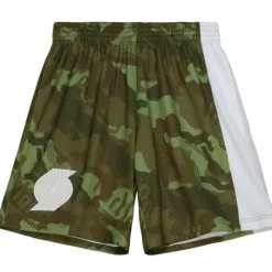 Ghost Green Camo Swingman Portland Trail Blazers 1991-92 Shorts