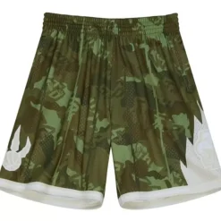 Ghost Green Camo Swingman Toronto Raptors 1998-99 Shorts