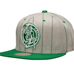 Grey Pin Pop Snapback Boston Celtics