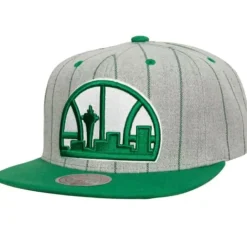 Grey Pin Pop Snapback Hwc Seattle Supersonics