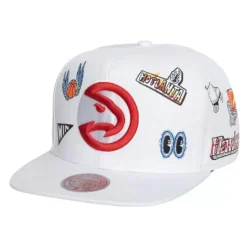 Hand Drawn Snapback Atlanta Hawks