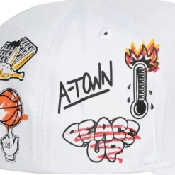 Hand Drawn Snapback Atlanta Hawks