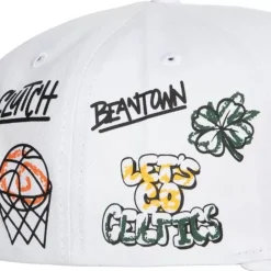Hand Drawn Snapback Boston Celtics