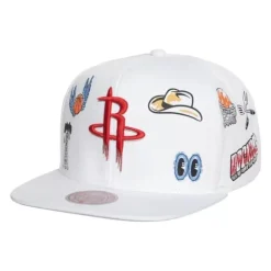 Hand Drawn Snapback Houston Rockets