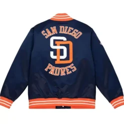 Heavyweight Satin Jacket San Diego Padres