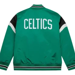 Heavyweight Satin Jacket Boston Celtics