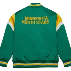 Heavyweight Satin Jacket Minnesota North Stars