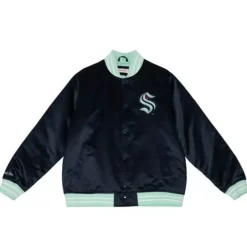 Heavyweight Satin Jacket Seattle Kraken