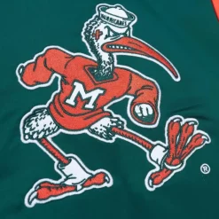 Heavyweight Satin Jacket University Of Miami