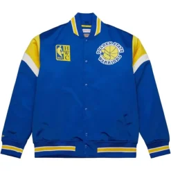 Heavyweight Satin Jacket Golden State Warriors