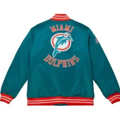 Heavyweight Satin Jacket Miami Dolphins