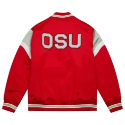 Heavyweight Satin Jacket Ohio State