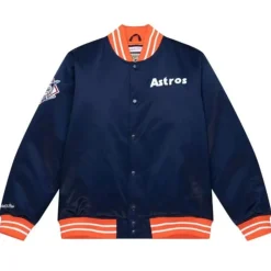 Heavyweight Satin Jacket Houston Astros