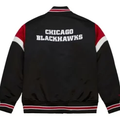 Heavyweight Satin Jacket Chicago Blackhawks