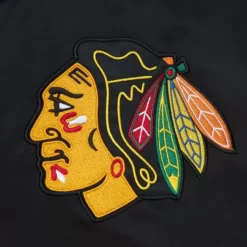 Heavyweight Satin Jacket Chicago Blackhawks