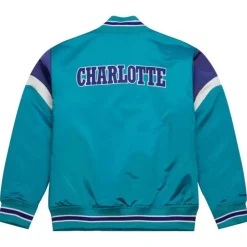 Heavyweight Satin Jacket Charlotte Hornets