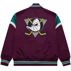 Heavyweight Satin Jacket Anaheim Ducks