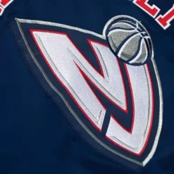 Heavyweight Satin Jacket New Jersey Nets