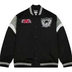 Heavyweight Satin Jacket Oakland Raiders