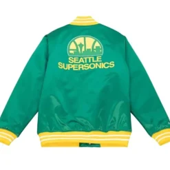 Heavyweight Satin Jacket Seattle Supersonics