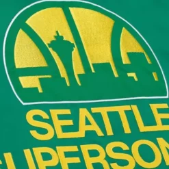 Heavyweight Satin Jacket Seattle Supersonics