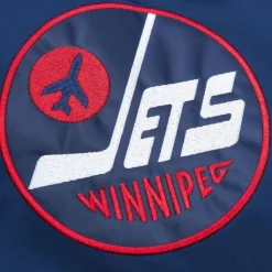 Heavyweight Satin Jacket Winnipeg Jets