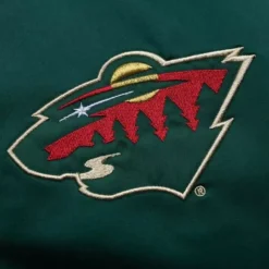 Heavyweight Satin Jacket Minnesota Wild