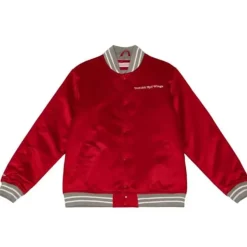 Heavyweight Satin Jacket Detroit Red Wings