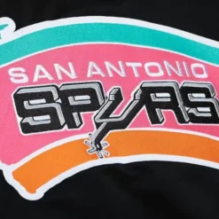 Heavyweight Satin Jacket San Antonio Spurs