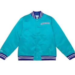 Heavyweight Satin Jacket Charlotte Hornets