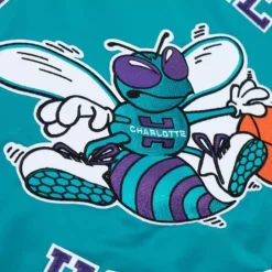 Heavyweight Satin Jacket Charlotte Hornets
