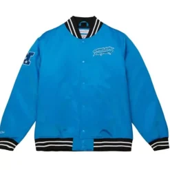 Heavyweight Satin Jacket Carolina Panthers