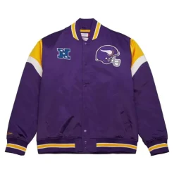 Heavyweight Satin Jacket Minnesota Vikings