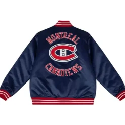 Heavyweight Satin Jacket Montreal Canadiens